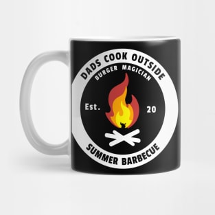 Dads Cook Outside - Summer BBQ Mug